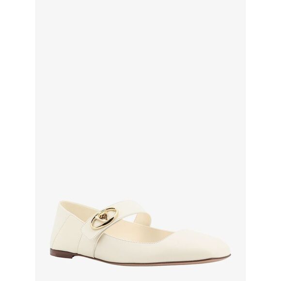 Valentino Garavani Women Mary-Jane Leather Ballerinas With Vlogo Signature - Picture 3 of 5